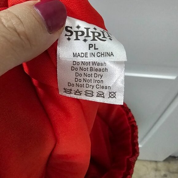 Red sparkle shorts red size xl - Picture 3 of 5